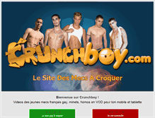 Tablet Screenshot of crunchboy.com